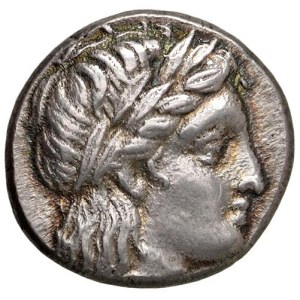 Greek Coins - § IONIA Chios (350-300 a.C.) Emidracma - D/ Testa ...