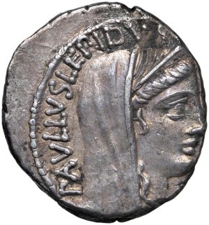 Roman Republican Coins - § L. Aemilius Lepidus Paollus (62 B.C.) Denarius - ...