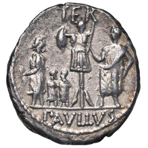 Roman Republican Coins - § L. Aemilius Lepidus Paollus (62 a.C.) Denario - ...
