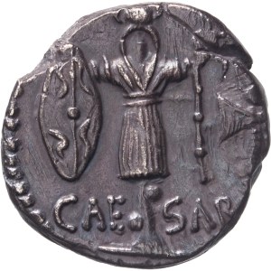 Roman Republican Coins - § Julius Caesar (101/100-44 BC) Denarius - RRSC D...