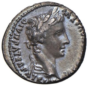 Imperial Roman Coins - § Augustus (27 B.C.-14 A.D.) Lugdunum - Denarius - R...