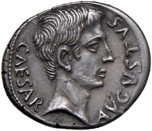 Imperial Roman Coins - § Augustus (27 B.C.-14 A.D.) Rome - Denarius - RIC 3...