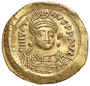 Byzantine Coins - Justin I (518-527) Constantinople - Solid - Sea...