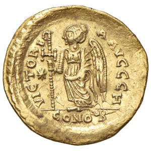 Byzantine Coins - Giustino I (518-527) Costantinopoli - Solido - Sea...