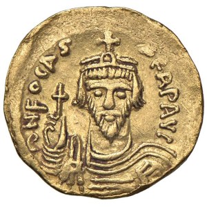 Byzantine Coins - Focas (602-610) Costantinopoli - Solido - Sear 618...