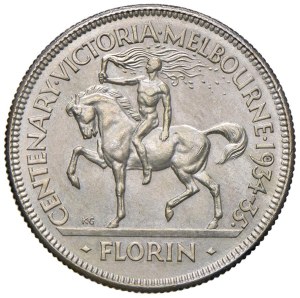 Foreign coins - AUSTRALIA George V (1910-1936) Mealbourne - Flowers...