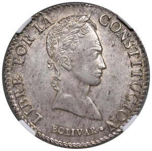 Foreign coins - BOLIVIA Republic 8 Soles 1846/5 - KM 103 AG (g 2...