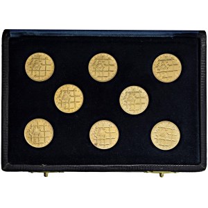 Foreign coins - CECOSLOVACCHIA (1960-1989) Serie di 8 Ducati 194...