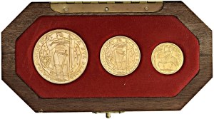 Foreign coins - CZECHOSLOVAKIA (1960-1989) Series of 3 coins of 1,...