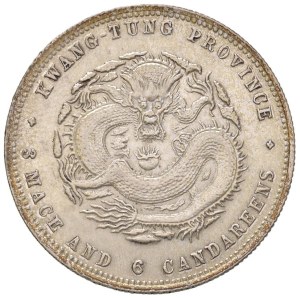 Foreign coins - CHINA Kwang-Tung Guangxu (1875-1908) 50 Fen - Y 202...