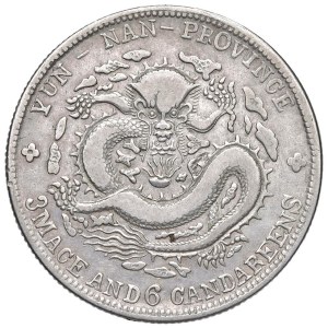 Foreign coins - CHINA Yun Nan 50 Cents - Y 253 AG (g 12.97)...