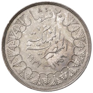 Foreign coins - EGYPT Farouk (1936-1952) 20 Plates 1937 (AH 1356...
