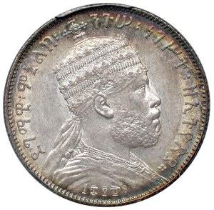 Foreign coins - ETHIOPIA Menelik II (1889-1913) 1/2 Birr 1889 - KM ...
