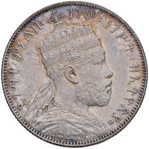 Foreign coins - ETHIOPIA Menelik II (1889-1913) 1/2 Birr EE 1889 A ...