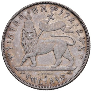 Foreign coins - ETIOPIA Menelik II (1889-1913) 1/2 Birr EE 1889 A ...