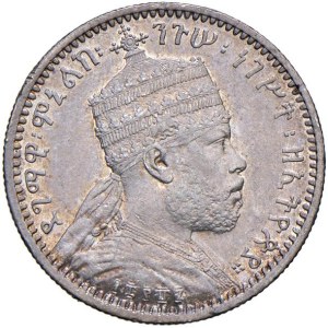 Foreign coins - ETHIOPIA Menelik II (1889-1913) 1/8 Birr EE 1887...