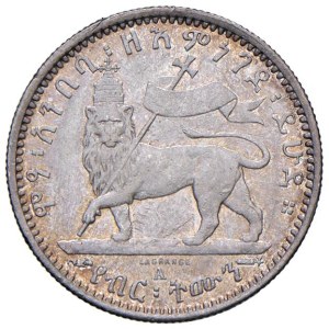 Foreign coins - ETHIOPIA Menelik II (1889-1913) 1/8 Birr EE 1887...