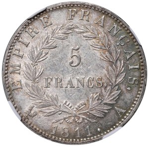 Foreign coins - FRANCE Napoleon I (1804-1814) 5 Francs 1811 A -...
