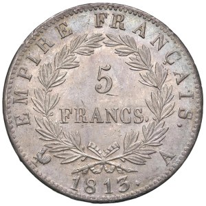 Foreign coins - FRANCE Napoleon I (1804-1814) 5 Francs 1813 A -...