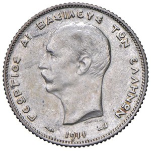 Foreign coins - GRECIA Giorgio I (1863-1913) Dracma 1911 a - KM 60...