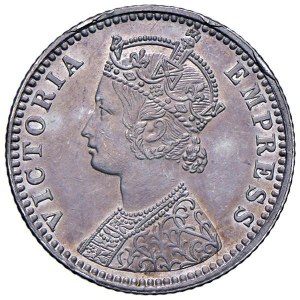 Foreign coins - INDIA Vittoria (1837-1901) Quarto di Rupia 1891 B ...