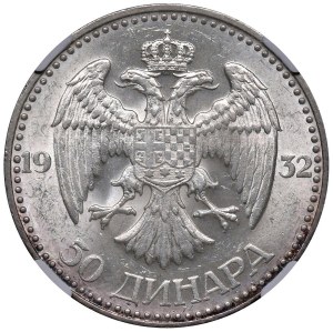 Foreign coins - JUGOSLAVIA Alexander I (1929-1934) 50 Dinaras 1932...