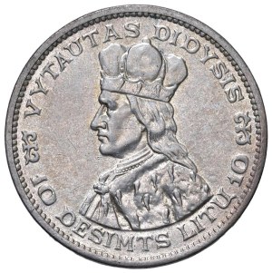Foreign coins - LITHUANIA 10 Litu 1936 - KM 83 AG (g 17.99) In slab...