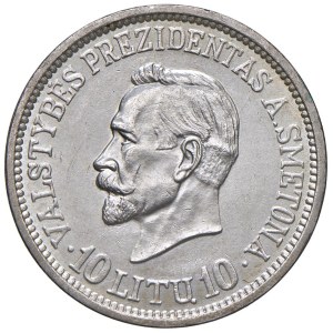Foreign coins - LITUANIA 10 Litu 1938 - KM 84 AG (g 18,08) In slab...