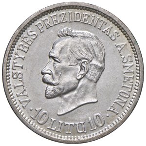 Foreign coins - LITHUANIA 10 Litu 1938 - KM 84 AG (g 18.08) In slab...