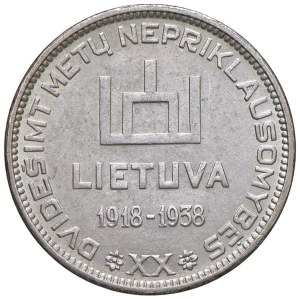Foreign coins - LITHUANIA 10 Litu 1938 - KM 84 AG (g 18.08) In slab...