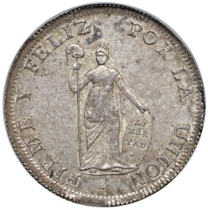 Foreign coins - PERU (1822-) Lima - 8 Reales 1826 JM - KM 142 AG I...