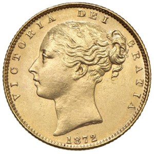 Foreign coins - REGNO UNITO Vittoria (1837-1901) Sterlina 1872 - S...