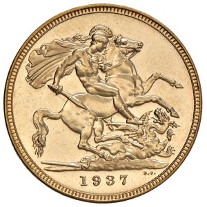Foreign coins - REGNO UNITO Giorgio VI (1936-1952) Sterlina 1937 -...