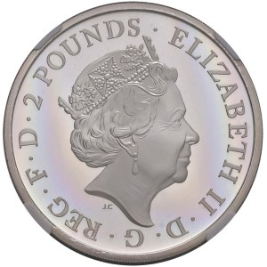 Foreign coins - REGNO UNITO Elisabetta II (1952-2022) 2 Sterline 2...