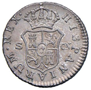 Foreign coins - SPAIN Charles IV (1788-1808) Half Real 1793 S CN -...