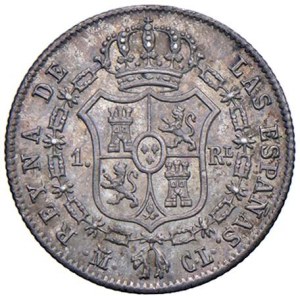 Foreign coins - SPAIN Isabella II (1833-1868) Real 1847 CL - KM 5...