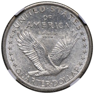 Foreign coins - STATI UNITI (1776-) 25 Centesimi 1917 1° tipo - KM...