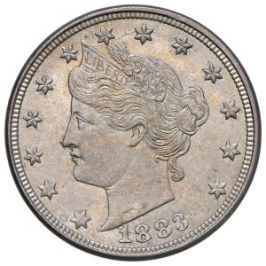 Foreign coins - UNITED STATES (1776-) 5 cents 1883 - KM 111 NI I...