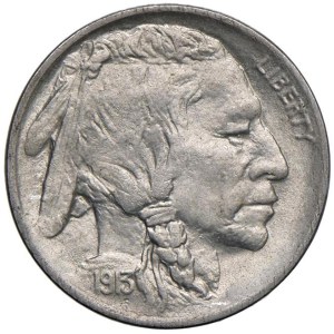 Foreign coins - UNITED STATES (1776-) 5 cents 1913 F - KM 133 NI...