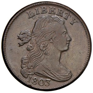 Foreign coins - STATI UNITI (1776-) Centesimo 1803 - KM 22 CU In s...