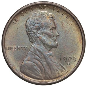 Foreign coins - UNITED STATES (1776-) 1909 cent S VDB - KM 132 ...