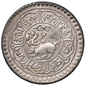 Foreign coins - TIBET 5 Sho 15 49 (1915) Y 18 AG (g 8.94)...