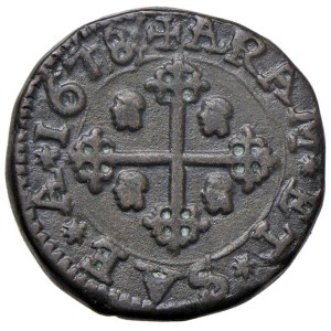 Italian Mints - CAGLIARI Carlo II d'Asburgo (1665-1700) 3 Cagliare...