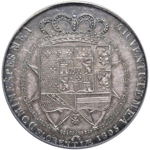 Italian Mints - FIRENZE Carlo Ludovico di Borbone (1803-1807) Dena...