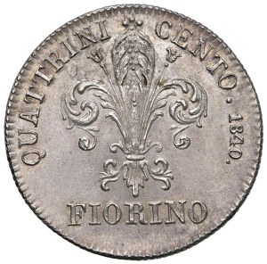 Italian Mints - FLORENCE Leopold II of Lorraine (1824-1859) Florin ...