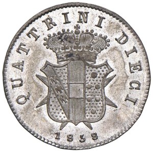 Italian Mints - FIRENZE Leopoldo II di Lorena (1824-1859) 10 Quatt...