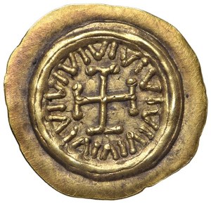 Italian Mints - LUCCA Anonymous of Lombard kings (650-749) Tremisse ...
