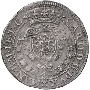 Italian Mints - MANTOVA Carlo II Gonzaga (1647-1665) Quarto di Duc...