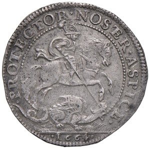 Italian Mints - MANTOVA Carlo II Gonzaga (1647-1665) Quarto di Duc...