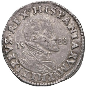 Italian Mints - MILANO Filippo II d'Asburgo (1554-1598) Scudo 1588...
